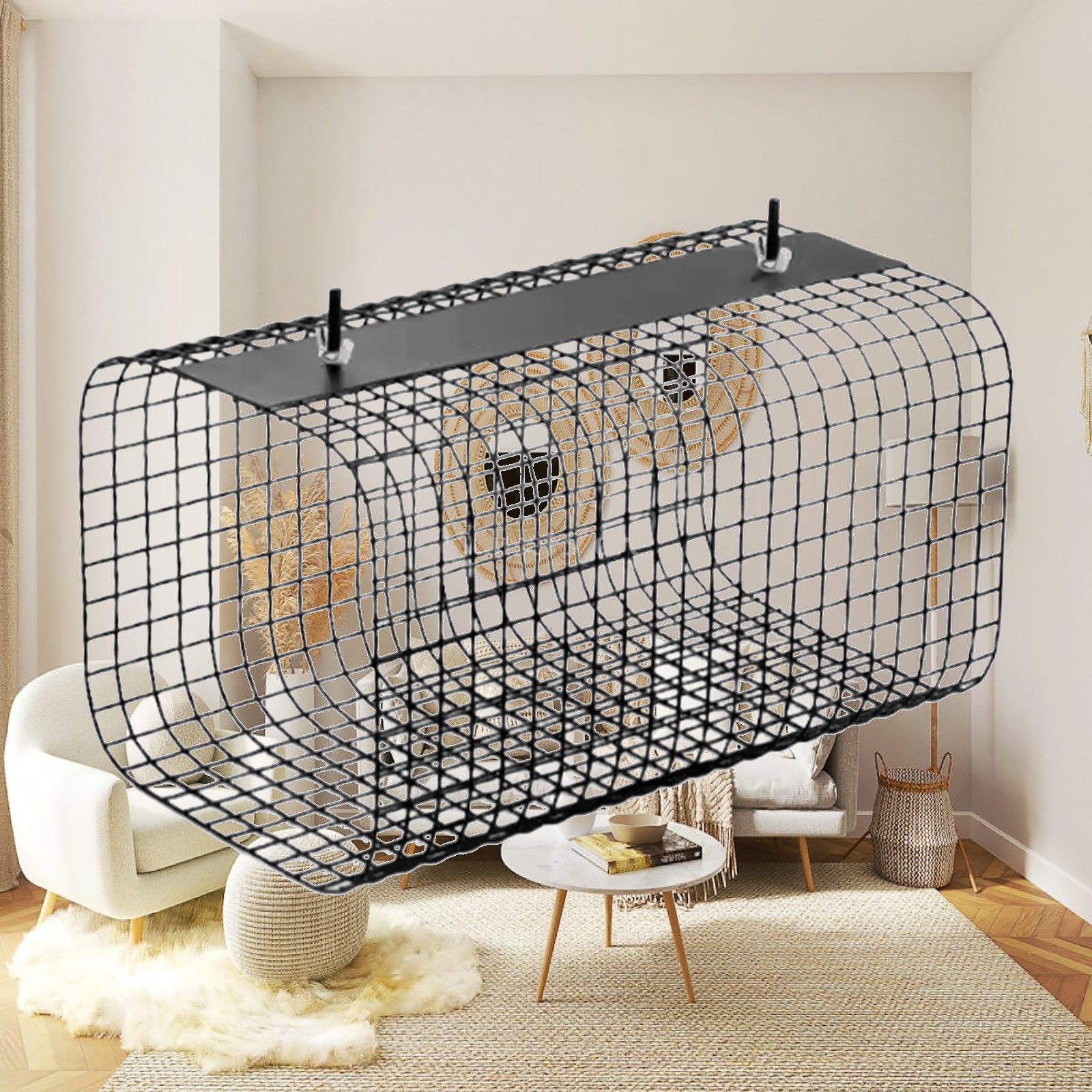 Rabbit Cage Wire - Ferret Hamster Tunnel Hideaway Home Small