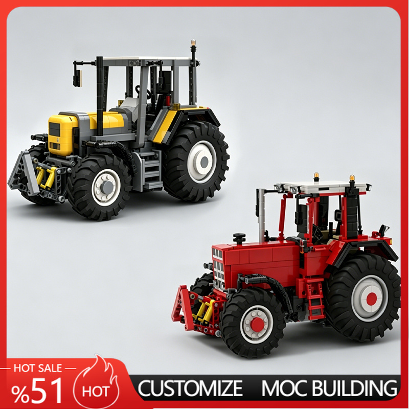 Farm Tractor MOC Model Agricul - مراجعة Agriculture Farming Education وسعره