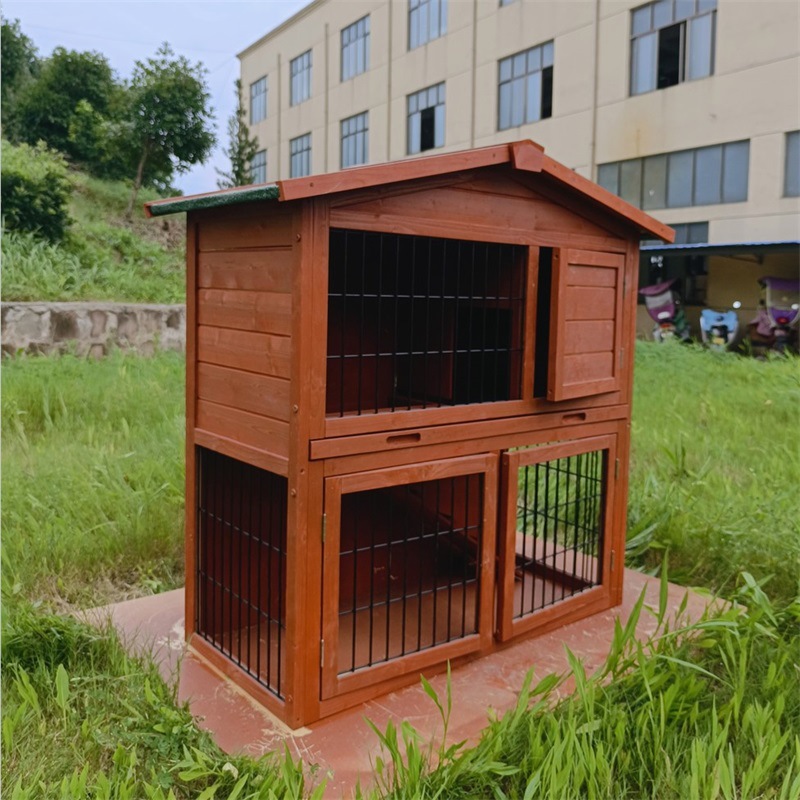 Outdoor Wooden Rabbit Cage Rai - مراجعة Rabbit Cage Wire وسعره