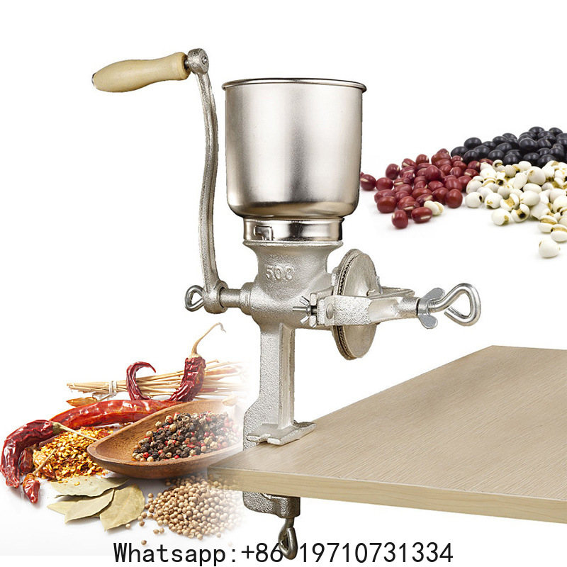 Manual hand home large walnut  - مراجعة Grain Mill Grinder وسعره