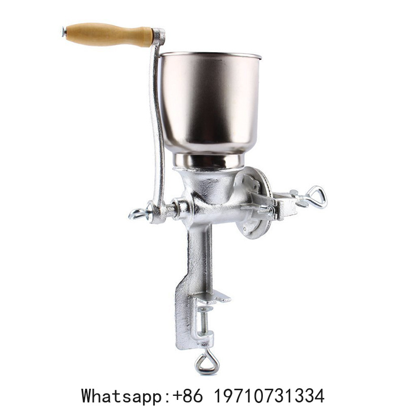 Manual hand home large walnut  - مراجعة Grain Mill Grinder وسعره