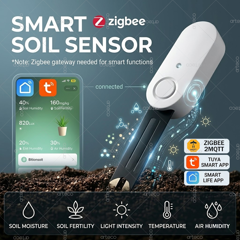 Zigbee Smart Soil Moisture Sen - مراجعة Plant Growth Regulator وسعره