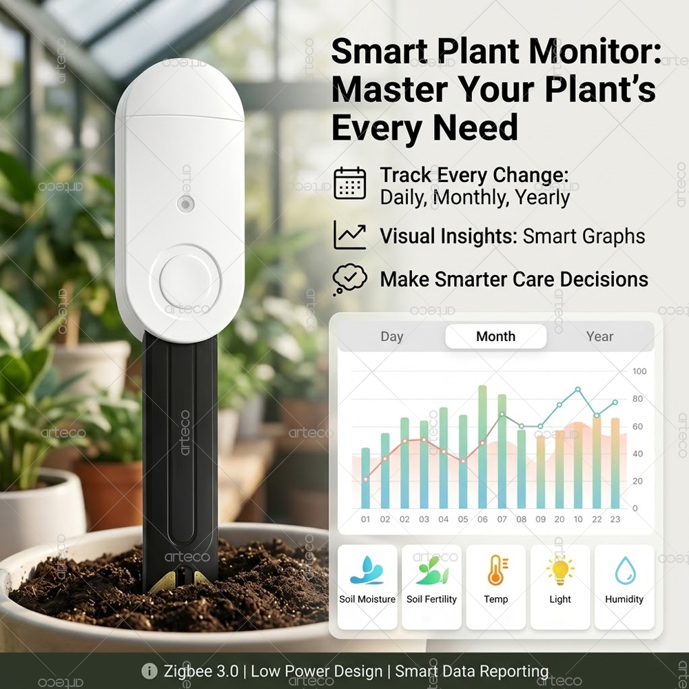 Zigbee Smart Soil Moisture Sen - مراجعة Plant Growth Regulator وسعره
