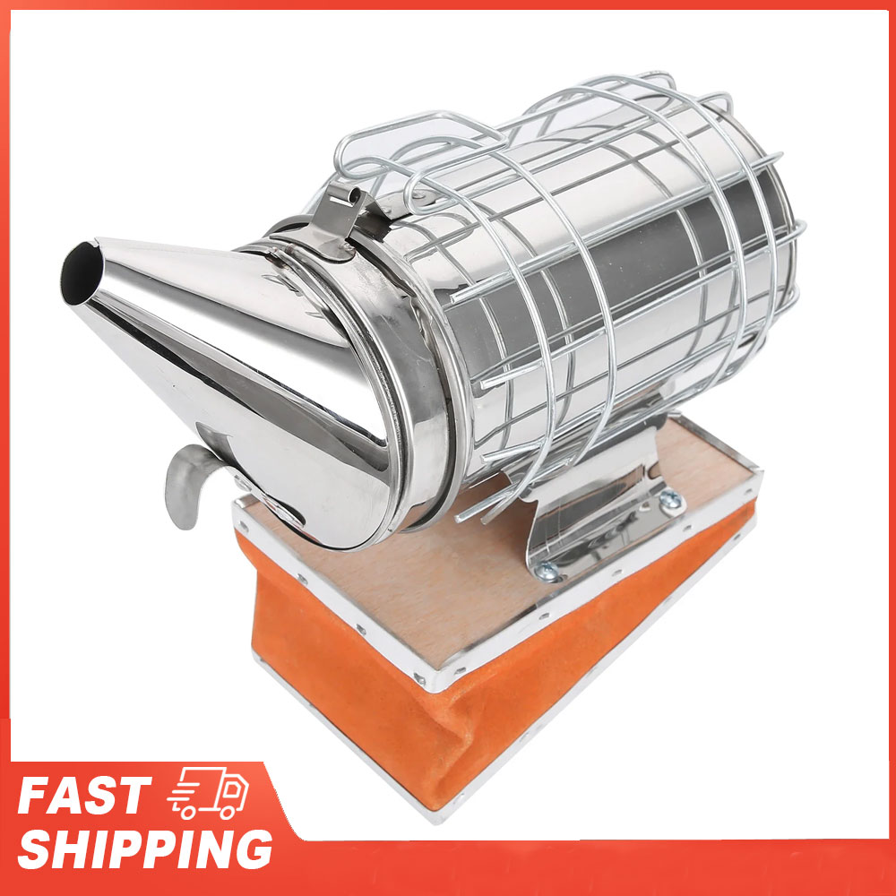 Beekeeping Smoker Cowhide Leat - مراجعة Bee Smoker Tool وسعره