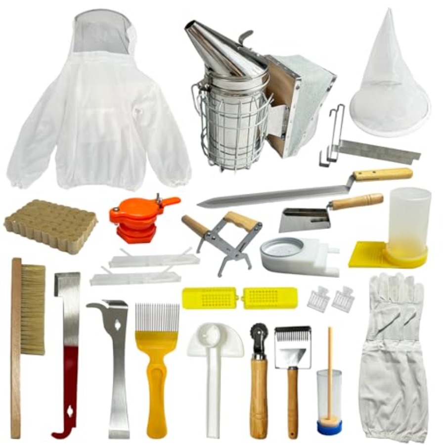 27 PCS Bee Keeping Starter Kit - مراجعة Bee Smoker Tool وسعره