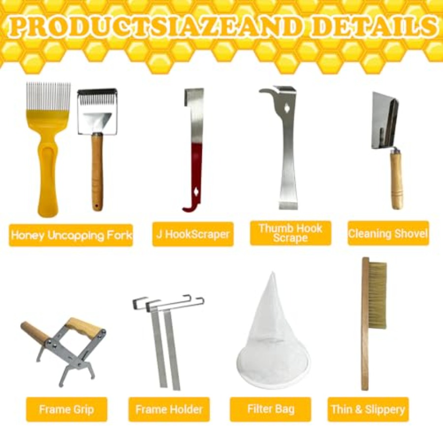 27 PCS Bee Keeping Starter Kit - مراجعة Bee Smoker Tool وسعره