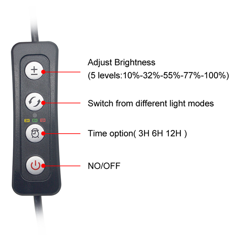Aquarium LED Light for 16-64CM - مراجعة Plant Growth Regulator وسعره
