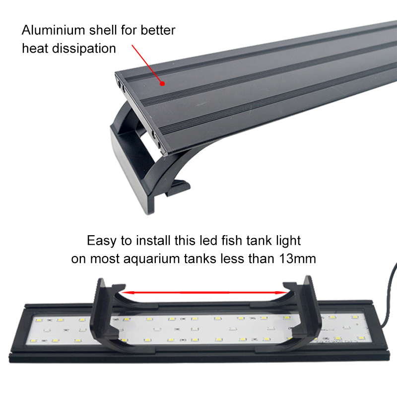 Aquarium LED Light for 16-64CM - مراجعة Plant Growth Regulator وسعره