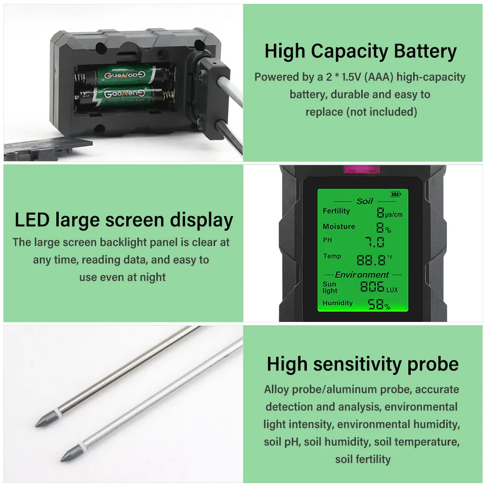 ST03 Six-in-One Soil Tester Mo - مراجعة Plant Growth Regulator وسعره