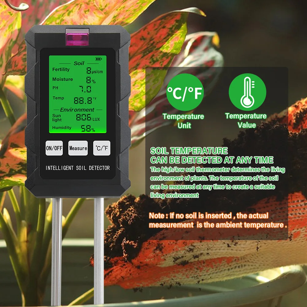 ST03 Six-in-One Soil Tester Mo - مراجعة Plant Growth Regulator وسعره