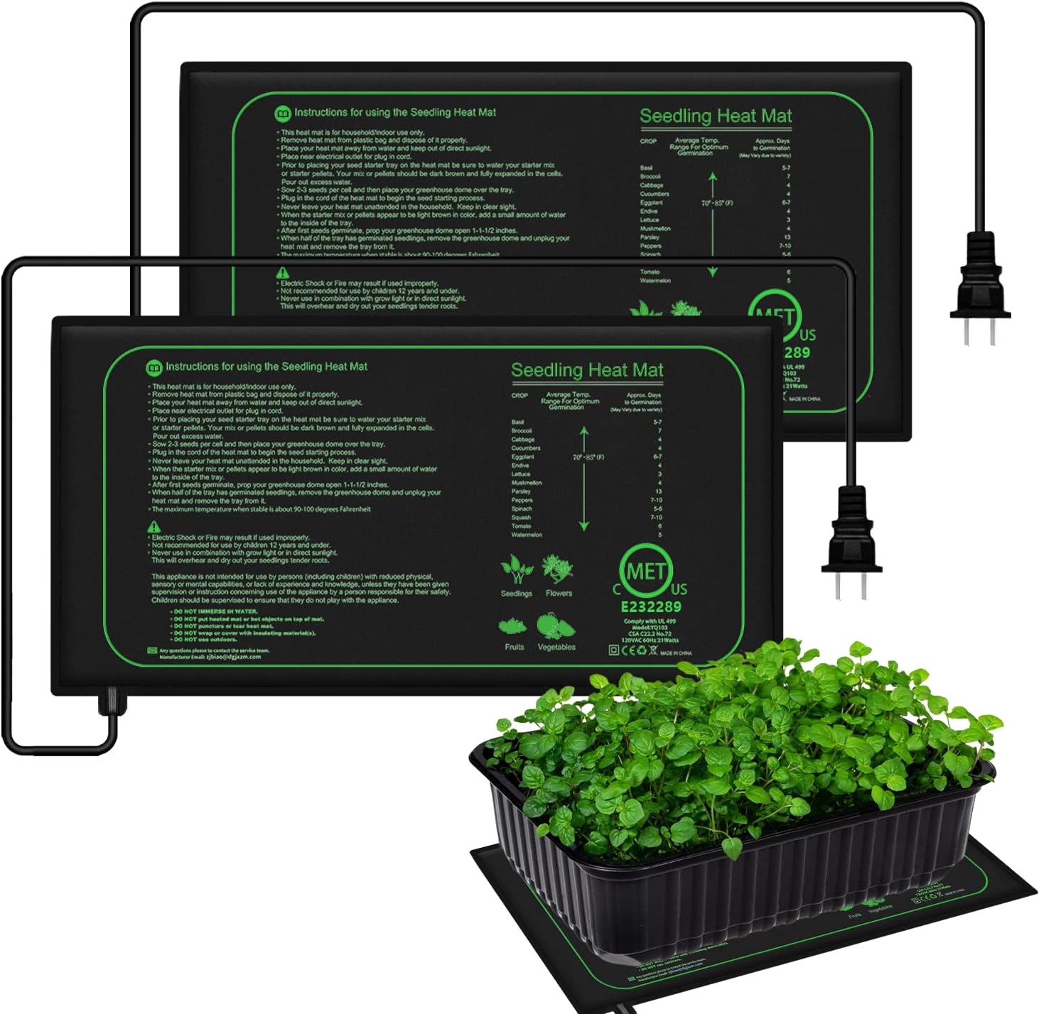 10/25/50CM Seedling Heat Mat I - مراجعة Plant Growth Regulator وسعره