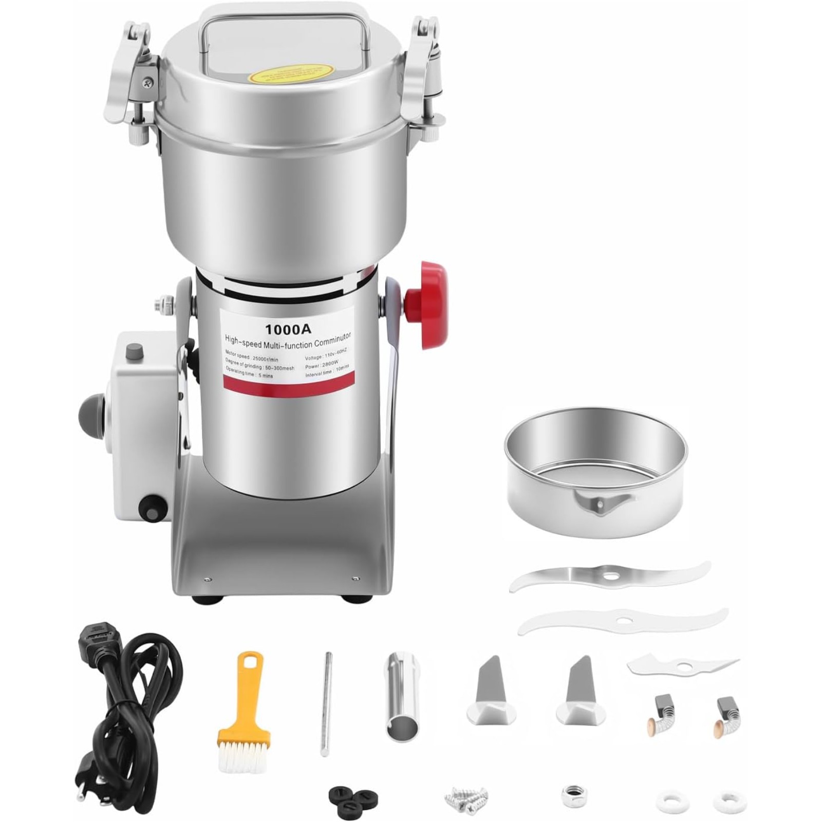 3600W High Speed Commercial El - مراجعة Grain Mill Grinder وسعره