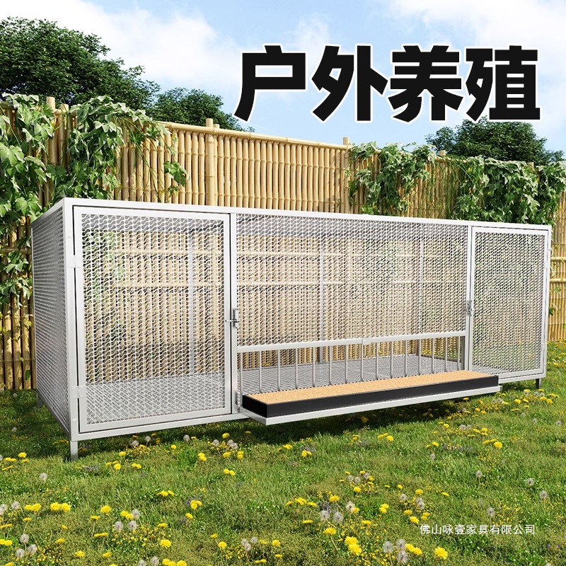 Outdoor chicken and duck cage  - مراجعة Rabbit Cage Wire وسعره