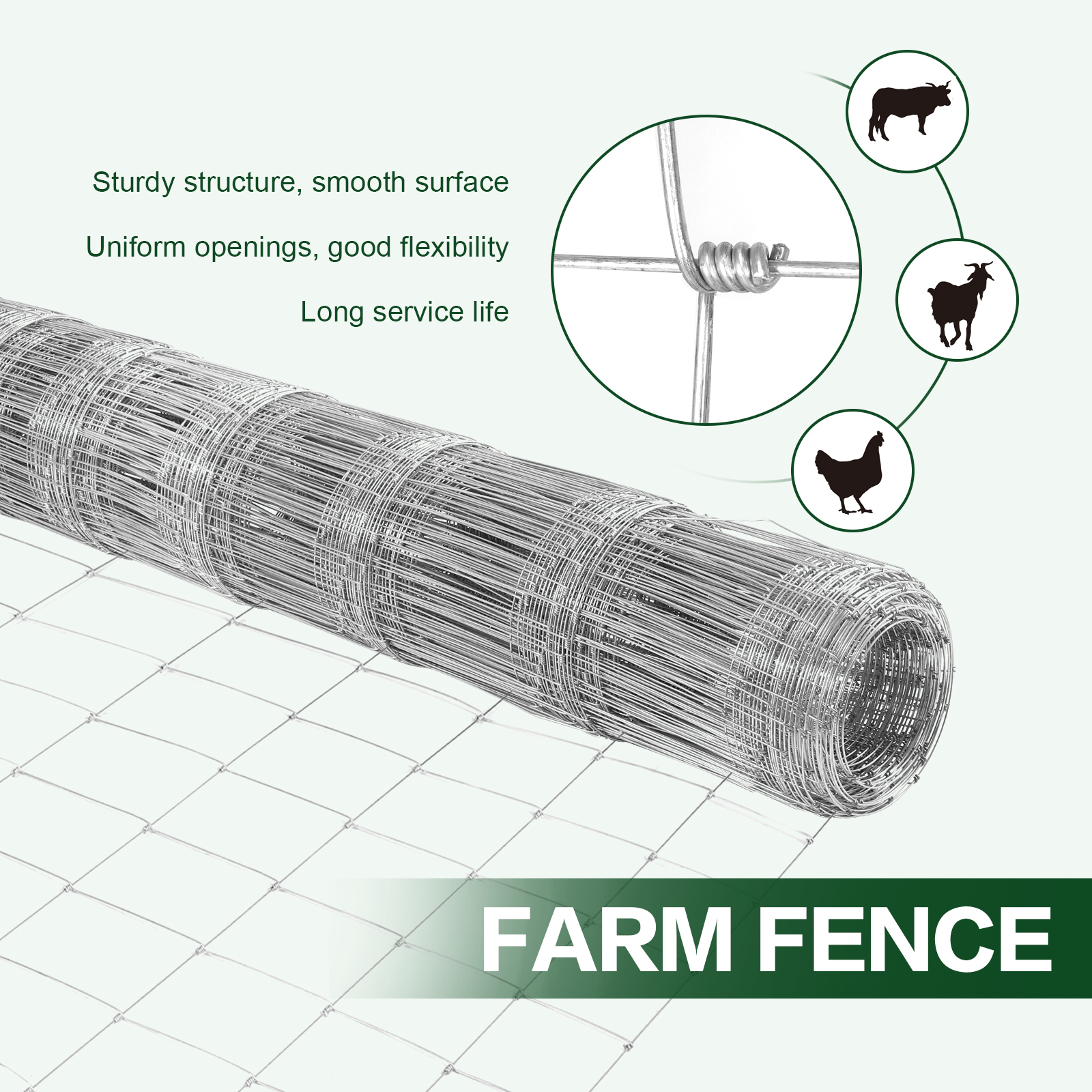 5FT/6FT Metal Farm Fence Net A - مراجعة Farming In Agriculture وسعره