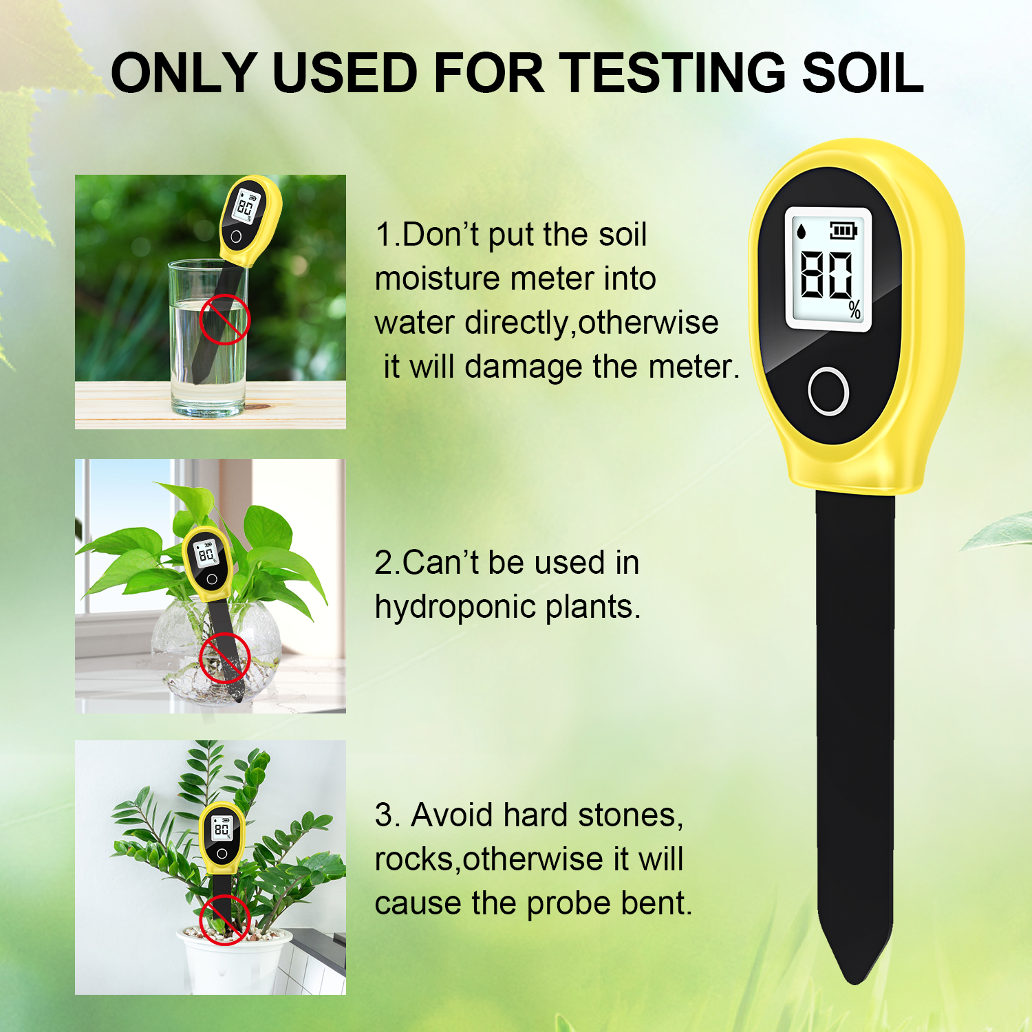 Soil Moisture Sensor Monitor P - مراجعة Plant Growth Regulator وسعره