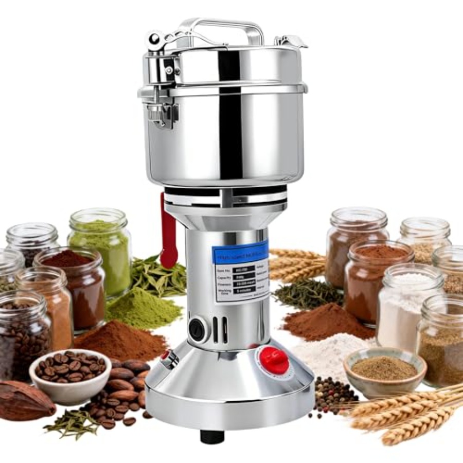750g Grain Mill Grinder, 2000W - مراجعة Grain Mill Grinder وسعره